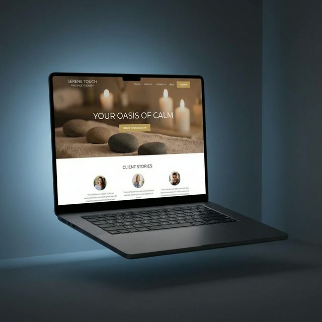 Exemple de site professionnel créé par DigitAltitude pour un thérapeute